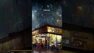 Coffee Shop Ambience: Relaxing Jazz with Mid Journey art #shorts