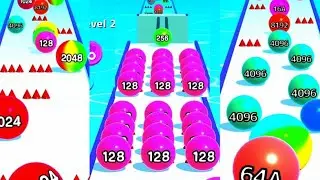 Ball Run 2048 game play Live Now Part-50#shorts #youtubshorts #youtub #live