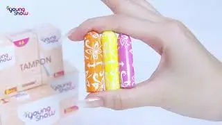Youngshow catheter-free tampons are small and portable, making menstruation more comfortable