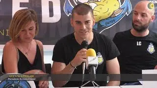 LUCA SCATTOLARI durante la serata di presentazione del RIVIERA UNITED