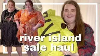 RIVER ISLAND BOXING DAY SALE HAUL | plus size fashion try on haul | 2023 UK