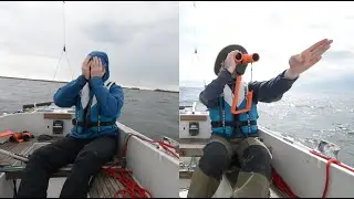 Mellan hopp och förtvivlan ensam mot Djurö ombord på IF-båten Zingoalla. Vlog 65.