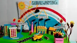 Global Warming model/Greenhouse effect model/ Global Warming School Project/Greenhouse effect