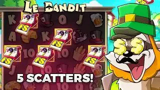 Я снова получил бонус в 5 очков Scatter на Le Bandit!! (Редкий)