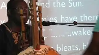Performance of Kora player Jalli Lamin Kutayeh @ Launch meeting Bridging Humanities