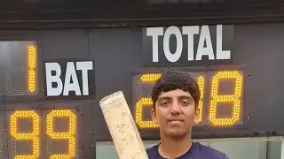 Handsworth cc Vs Dorridge cc - Nabeel Mahmood 99 not out in Birmingham league 
