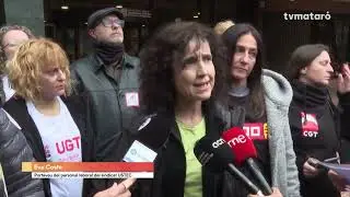 El personal laboral d'Educaci&oacute;, en vaga