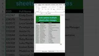 Link 2 sheets to update simultaneously! #exceltips #exceltricks #excelhacks #excel #exceltutorial