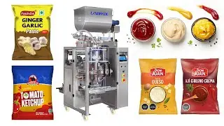 Automatic Ketchup Packaging Machine Honey Tomato Sauce Sachet Pouch Filling And Packing Machine