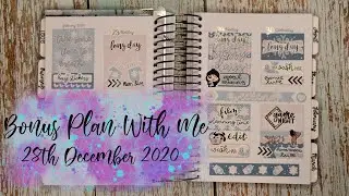 Bonus Plan With Me ✿ A6 Functional Flexi Planner ✿ Josephine Bow Designs ✿ 28th December 2020