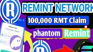 REMINT Network 100,000 RMT Token Claim | remint network latest update | remint network new update