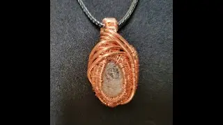 Video Tutorial Champagne Topaz Wrap in Raw Copper