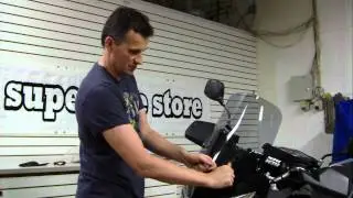 Suzuki VStrom 04 11 Powerbronze Touring Shield Installation