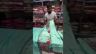 Pure crape A line pattern suit #dress #onlineshopping