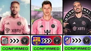 Inter Miami Confirmed Winter Transfer News 2025,✅ | FT. Neymar to Inter Miami, Lewandowski..🤯🔥