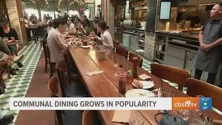 Communal dining grows in popularity