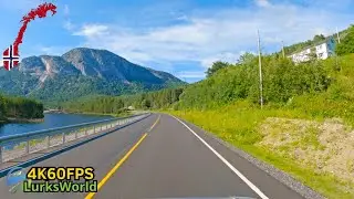 Scenic Drive in Norway -  Nomeland To Hovden - 4K60