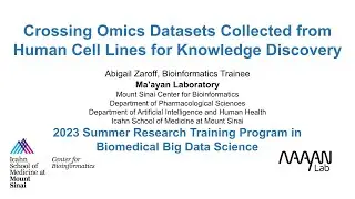 Crossing Omics Datasets Collected from Human Cell Lines for Knowledge Discovery