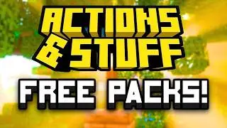 Альтернативные анимационные пакеты Actions And Stuff!!! -MCPE, Bedrock -