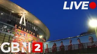 WATCH LIVE: Real Madrid train at the Emirates Stadium ahead of their match against Arsenal