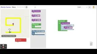 Blockly Games Maze level 6 solution