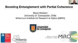 QuIC Talk by Prof. Stephen Walborn: Boosting Entanglement with Partial Coherence