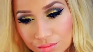 Yellow Smokey Eye Makeup Tutorial | The Beauty Vault