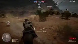 Battlefield 1 Beta - Cavalry vs Armored Car