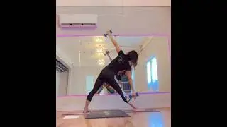 Yoga for Strength | #yogawithweights  #55 | Fitness with Amie