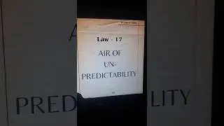 Law 17 of The 48 laws of Power #power #shorts #48lawsofpower #motivationalvideo #motivation