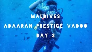 Adaaran Prestige Vadoo | Maldives | Water Villa | Floating Breakfast | Scuba Diving | Day 3 | P & S