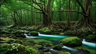 Healing Sleep Music  Water Sounds - Relaxing music Relieves stress  Anxiety and Depression