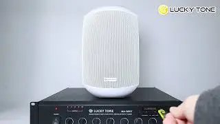 Lucky Tone WTP-660W IP66 Waterproof Wall-Mounted Speaker &ndash; Weatherproof 2-Way Audio Solution