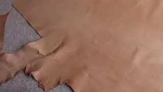 Eine Lederrüstung bauen 03 - Das Material