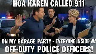 HOA Karen Calls 911 on My Party... She Didn't Know They Were ALL COPS!