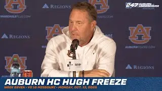 Auburn HC Hugh Freeze | Missouri Week