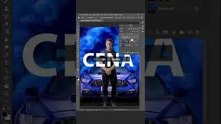 Text Knockout Style #Photoshop Tutorial #shorts