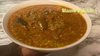 Okra Stew Recipe | How to make Ghana Okra Stew |