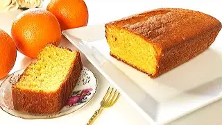 Quick and Easy Orange Cake | You will make this Cake Every Day | Moist and incredibly delicious 😋
