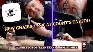 New Chairs + Ink at Count's Tattoo w/ Count's Kustoms Crew