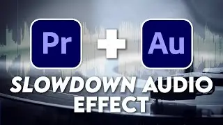 Аудиоэффект замедления проигрывателя в Premiere Pro и Audition #shorts