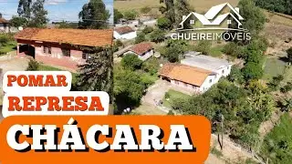 CHÁCARA COM REPRESA CASA GRANDE E POMAR VASTO R$259mil