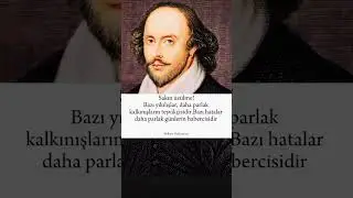 Shakespeare: sakın &uuml;z&uuml;lme!#felsefe #shorts