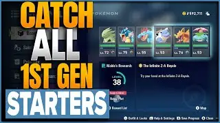 Как поймать всех стартовых покемонов 1-го поколения в Pokemon Legends ZA (Сквиртл, Бульбазавр, Ча...