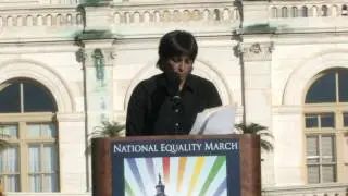 Urvashi Vaid at the National Equality March