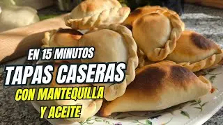 Masa de Empanadas CASERA ¡Súper Fácil! con ingredientes básicos y Harina de Mercadona 🥟🚀