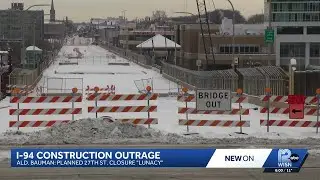 'Lunacy': Milwaukee alderman criticizes DOT closure of 27th St. bridge