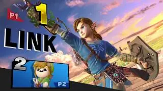 Link vs Lonk (Smash Ultimate)