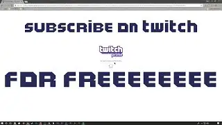 Free twitch.tv subscription | twitch prime