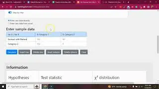 Running a Chi-square using Statskingdom